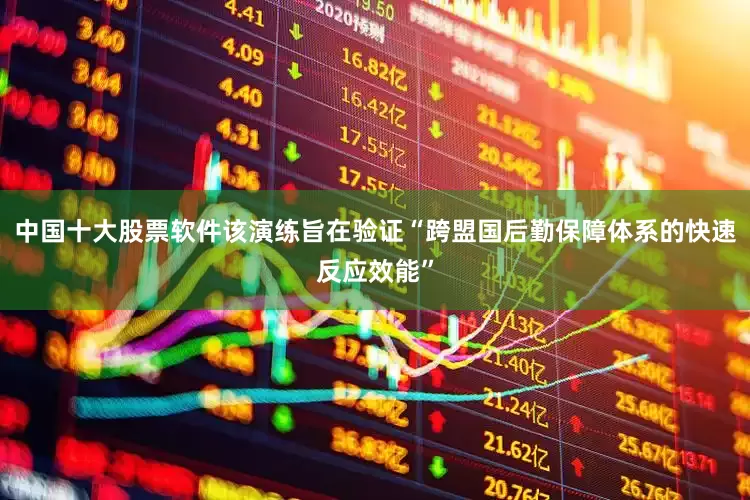 中国十大股票软件该演练旨在验证“跨盟国后勤保障体系的快速反应效能”